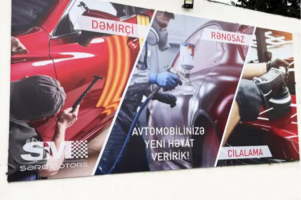Şərq Motors şirkəti üçün reklam
