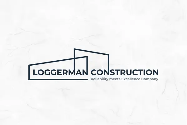 LOGGERMAN CONSTRUCTION şirkəti üçün xüsusi loqo