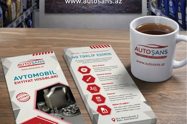 AUTOŞANS şirkəti üçün flayer