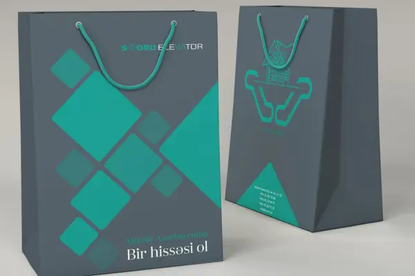 SVORD Lift şirkəti üçün kağız çanta dizaynı
