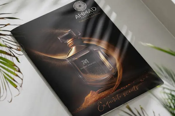 AHMAD Perfumes üçün müasir və premium üslubda kataloq