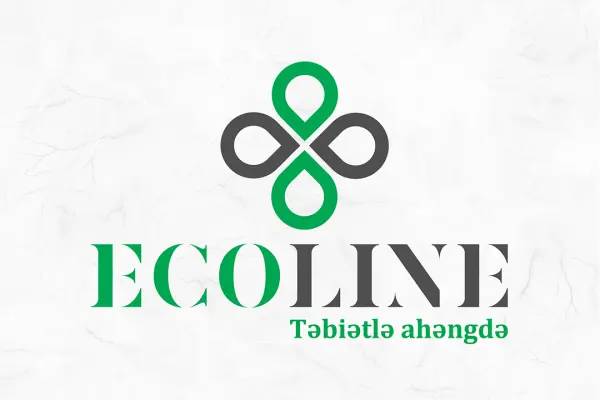 ECOLINE şirkəti üçün müasir loqo